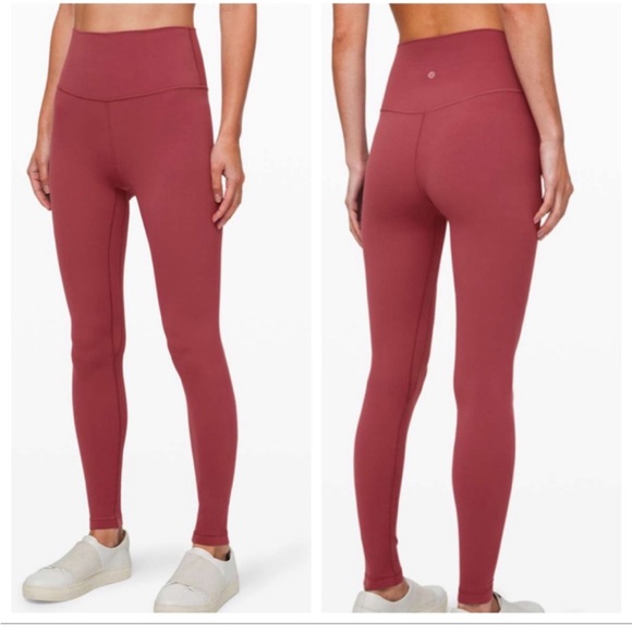 lululemon athletica Pants - LuLulemon Align Mauve Leggings Pink Lululemon Leggings Pink Athletic Leggings